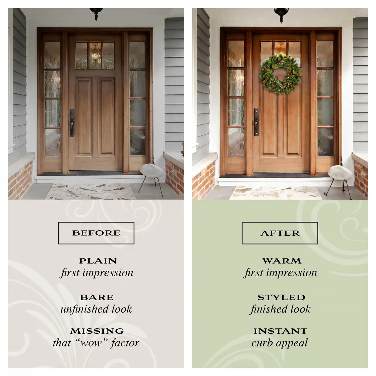 36 in. Pre-Lit Crestwood Spruce Wreath with Clear Lights, Plug-In