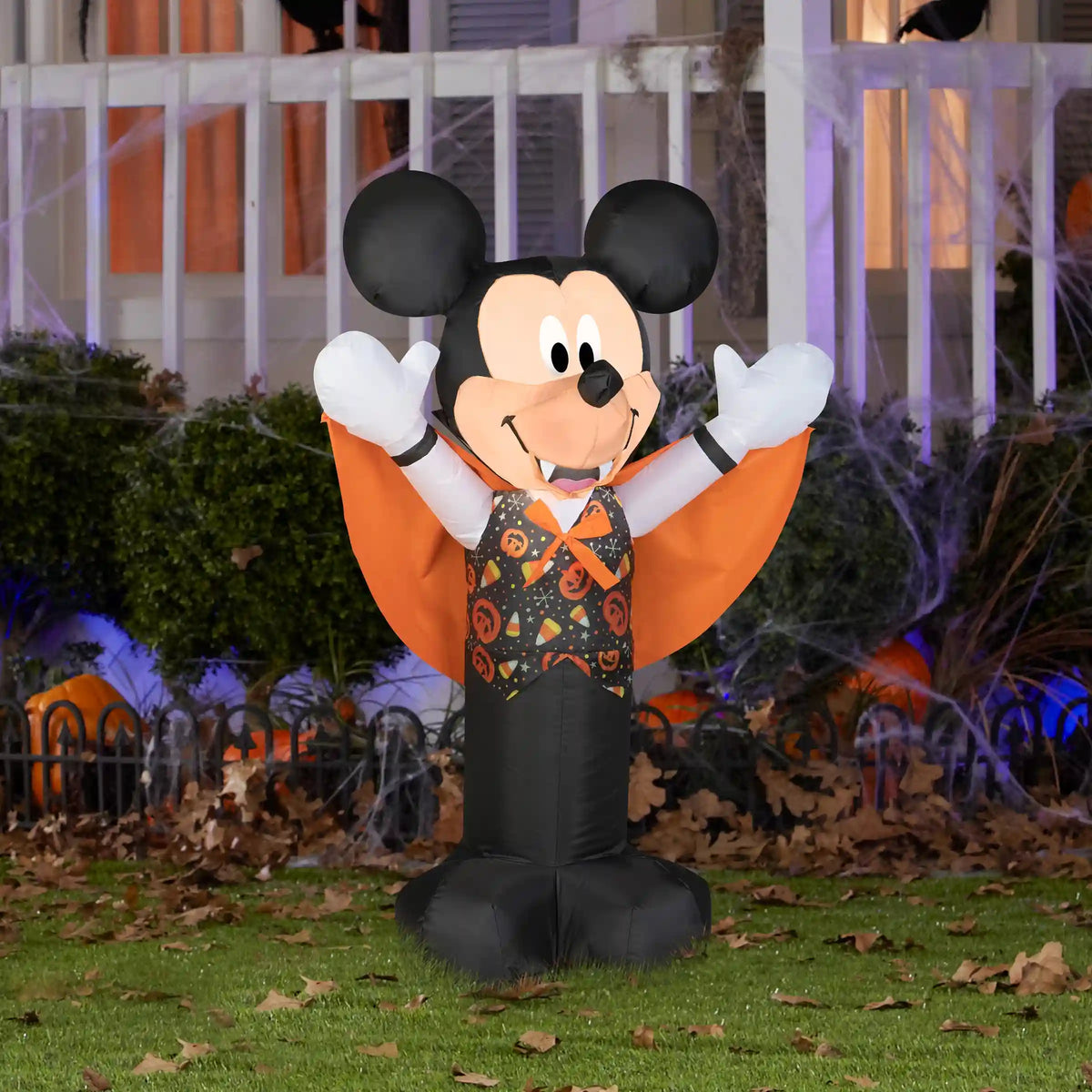 42 in. Halloween Vampire Mickey Mouse Inflatable Decoration, Plug-In