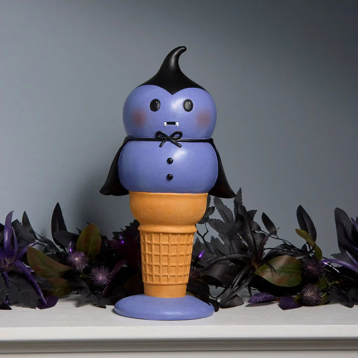 14 in. Halloween Dracula I-Scream Cone Tabletop Decoration