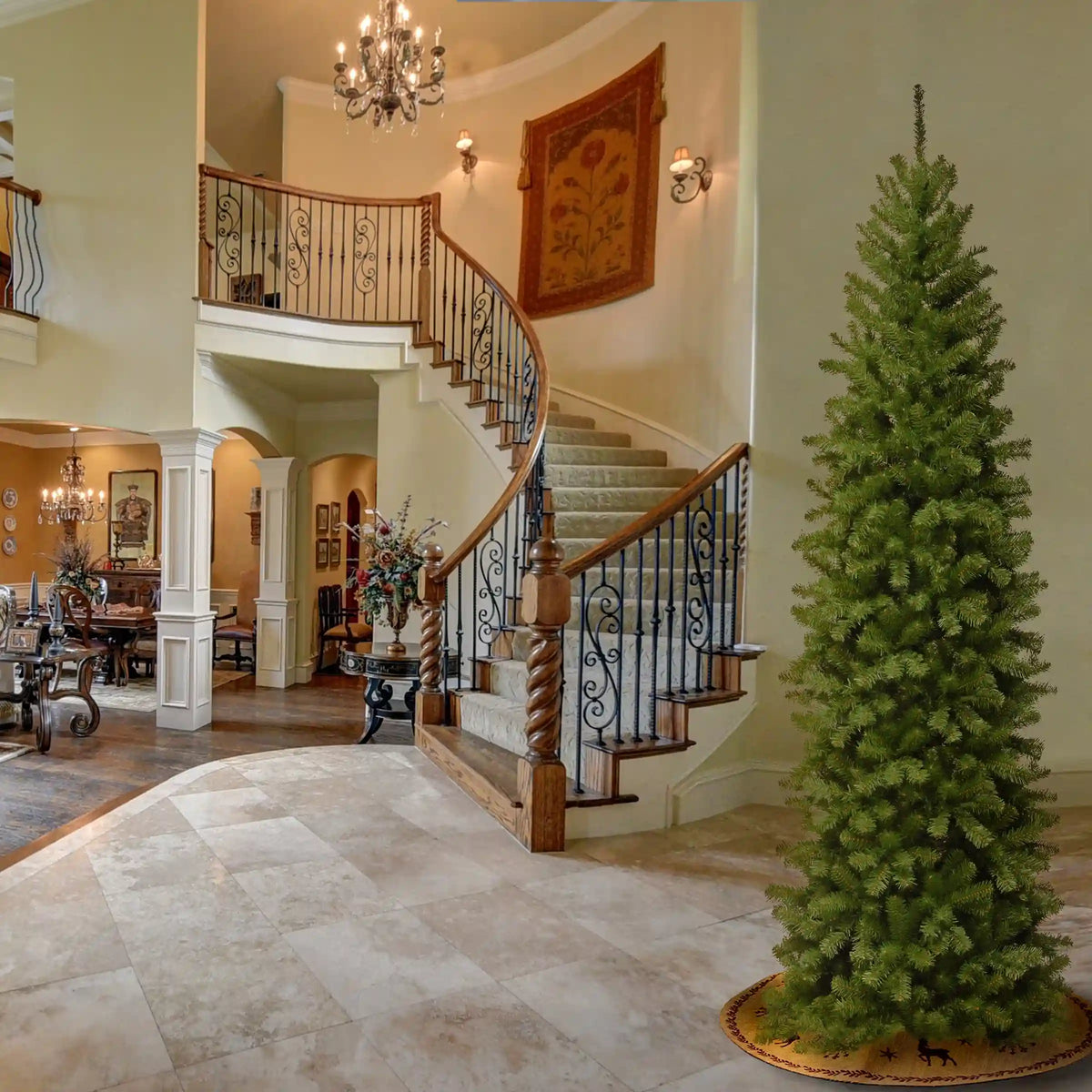 9 ft. North Valley Spruce Pencil Slim Tree