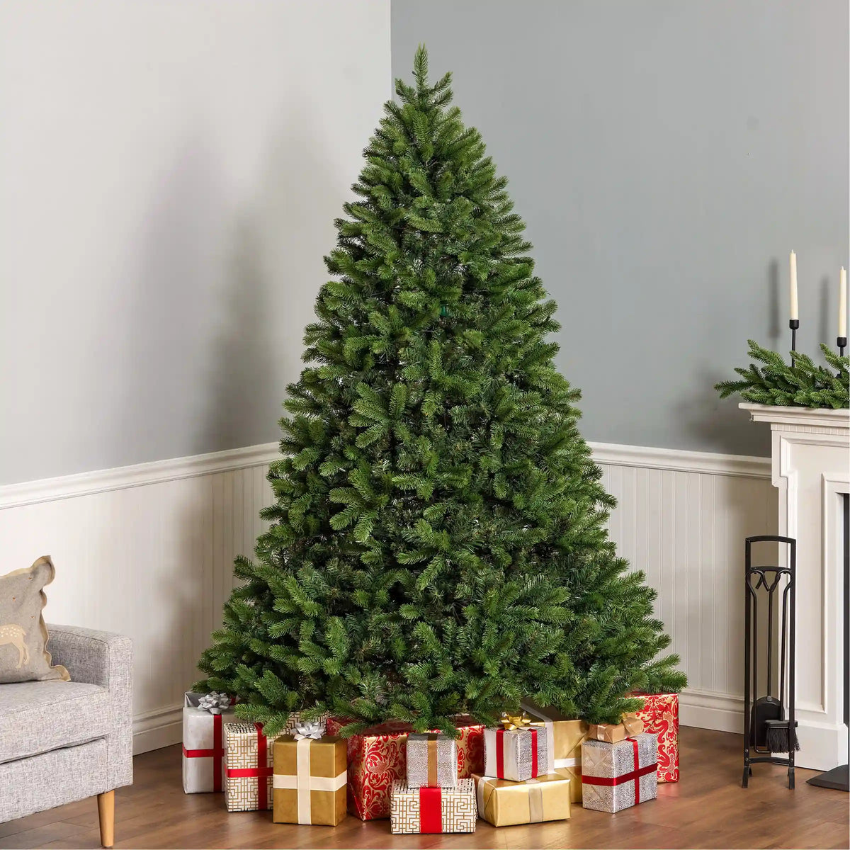 7 ft. Downswept Douglas Fir Hinged Tree