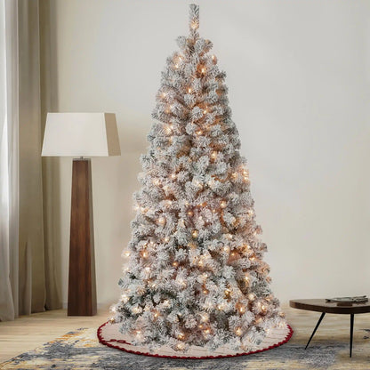 6 ft. Pre-Lit Acacia Slim Tree with Clear Lights, Plug-In