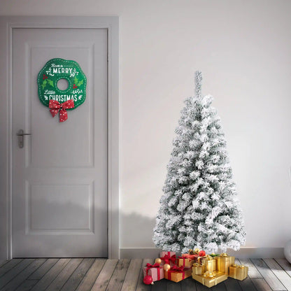 4.5 ft. Acacia Flocked Tree
