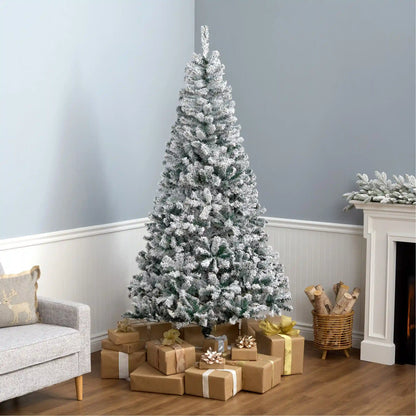 7.5 ft. Acacia Flocked Tree