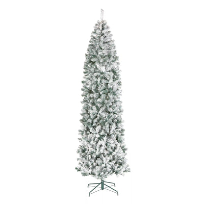 9 ft. Acacia Flocked Slim Tree