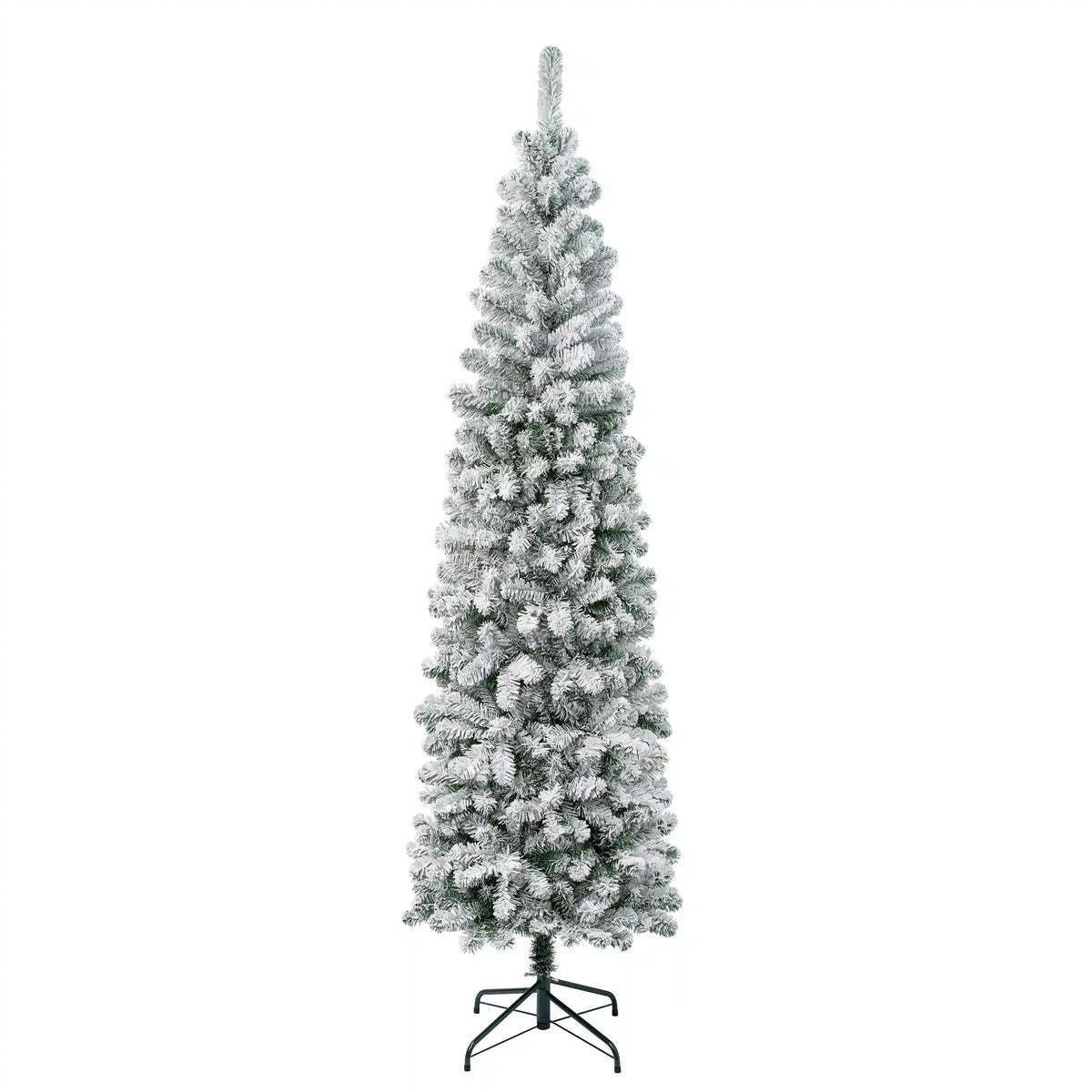 7.5 ft. Acacia Pencil Slim Flocked Tree