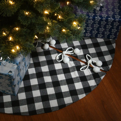 52 in. General Store Collection Plaid Tree Skirt
