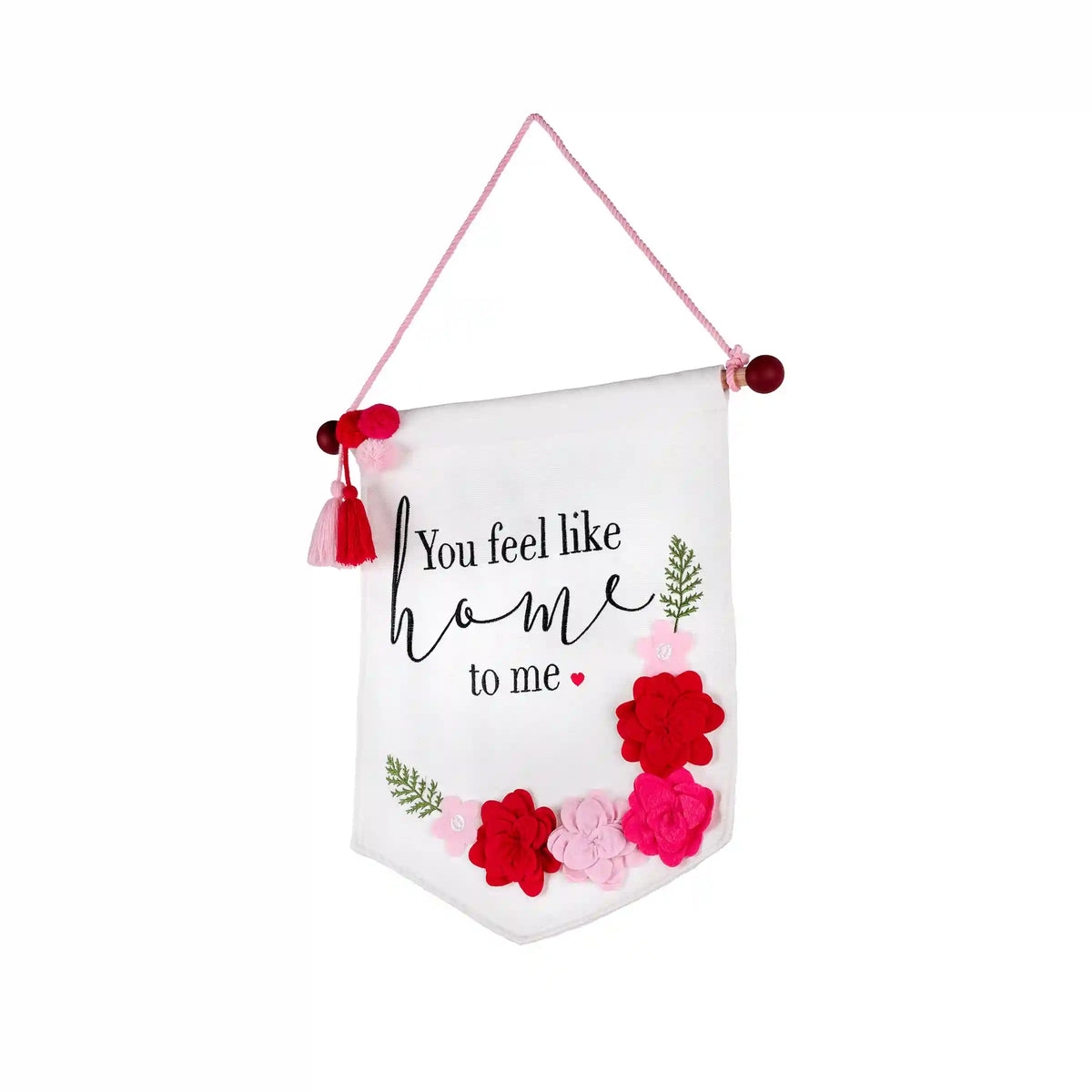 18.5 in. Valentine's 'You Feel Like Home' Banner