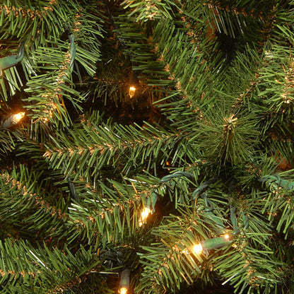 6 ft. Pre-Lit Aspen Spruce Slim Tree with Clear Lights, Plug-In