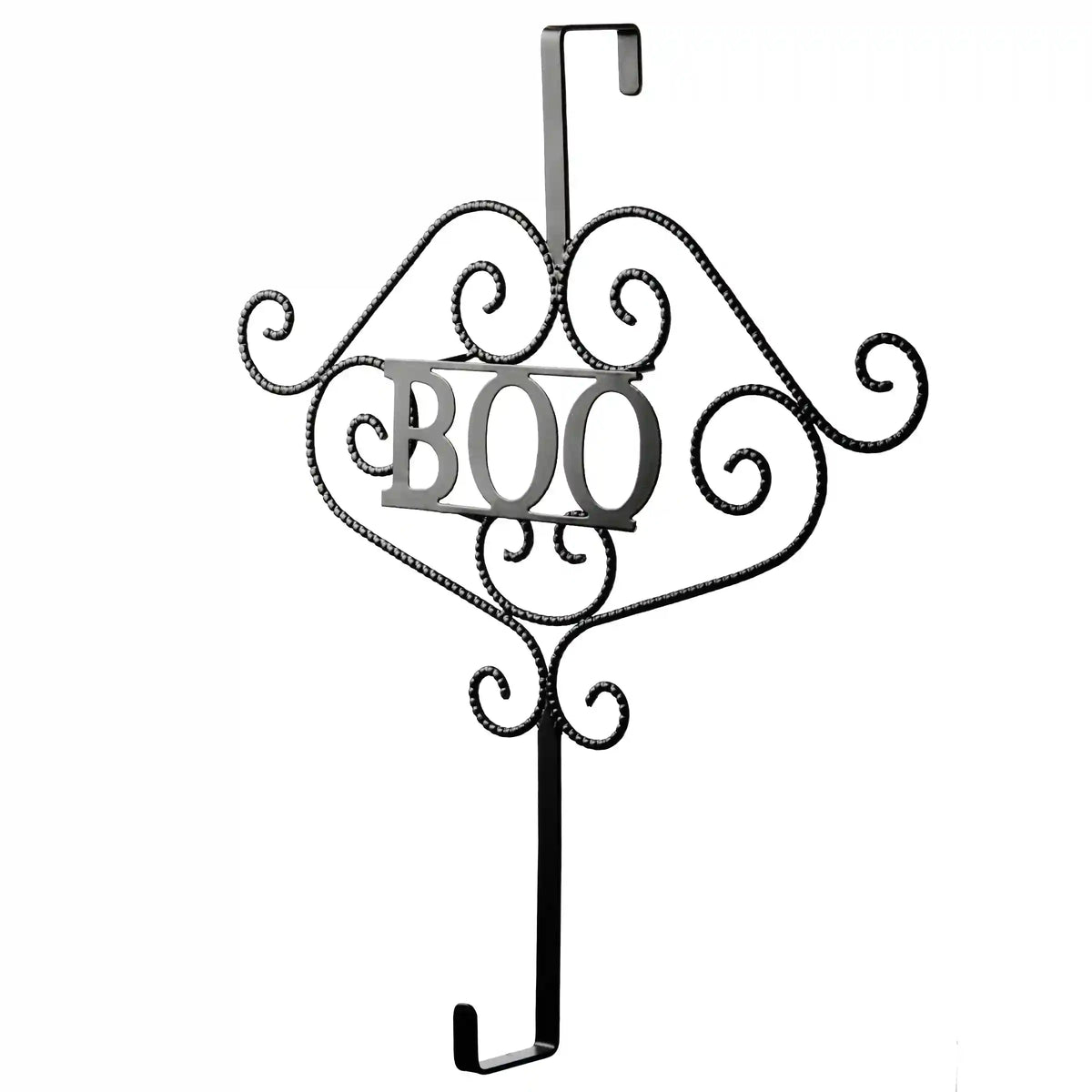 17 in. Halloween Boo Wreath Hange