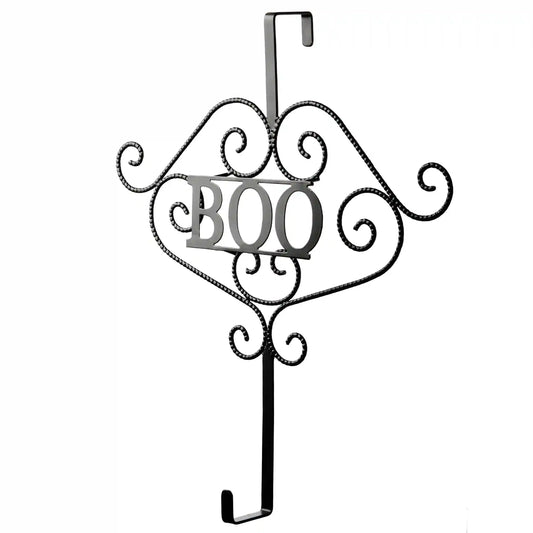 17 in. Halloween Boo Wreath Hange