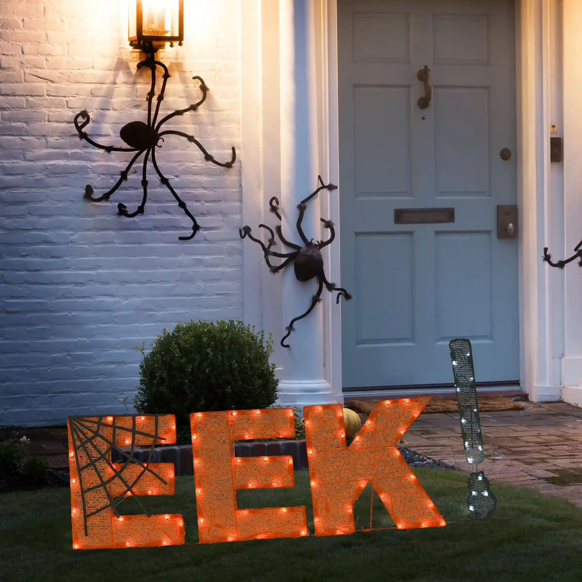 50 in. Halloween Pre-Lit EEK! Outdoor Sign with LED Lights, Plug-In