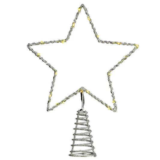 13.5 in. Open Star Tree Top for Artificial Trees with Dual Color Lights, Plug-In