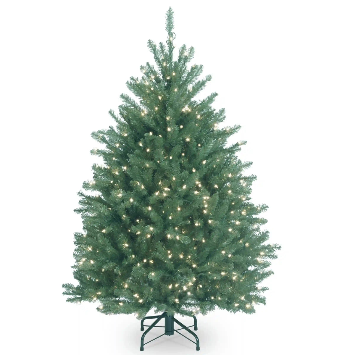 4.5 ft. Pre-Lit Dunhill Blue Fir Tree with Clear Lights, Plug-In