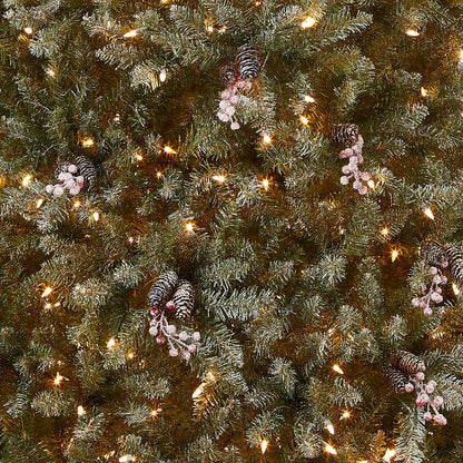 7 ft. Pre-Lit Dunhill Fir Tree with 700 Clear Lights, Plug-In