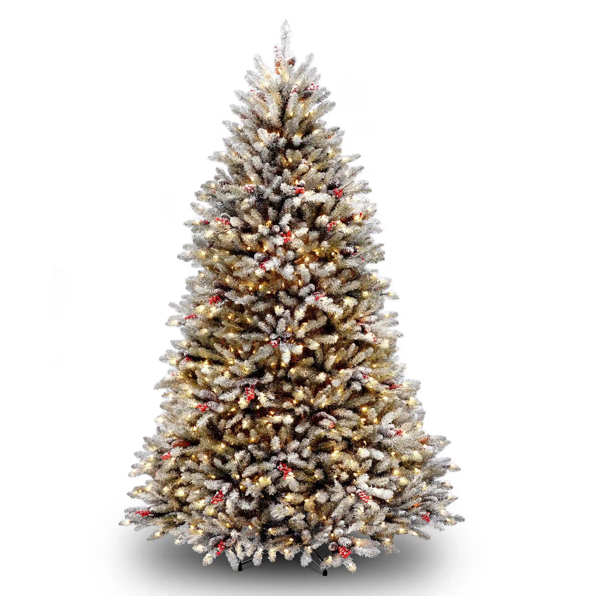 7 ft. Pre-Lit Dunhill Fir Tree with 700 Clear Lights, Plug-In