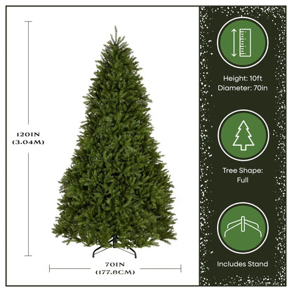 10 ft. Dunhill Fir Hinged Tree