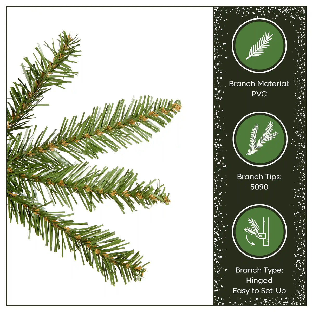 10 ft. Dunhill Fir Hinged Tree