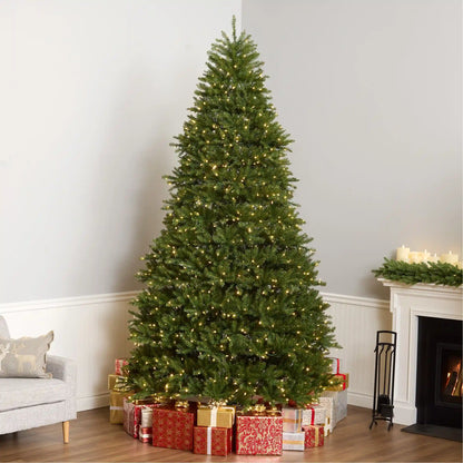 10 ft. Pre-Lit Dunhill Fir Tree with Dual Color LED Lights