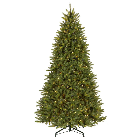 9 ft. Pre-Lit Northvale Fir with Warm White LED Lights
