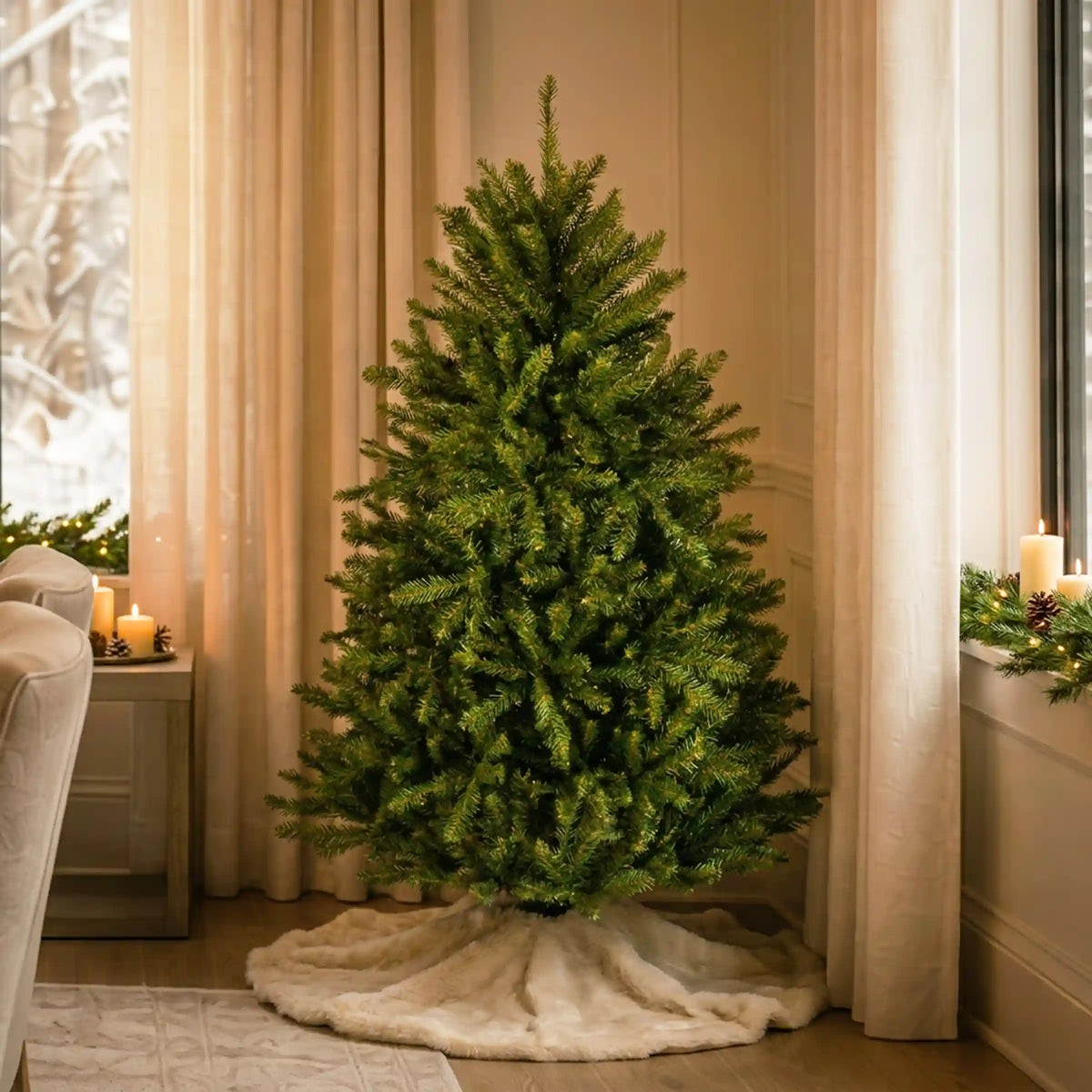 4.5 ft. Dunhill Fir Hinged Tree