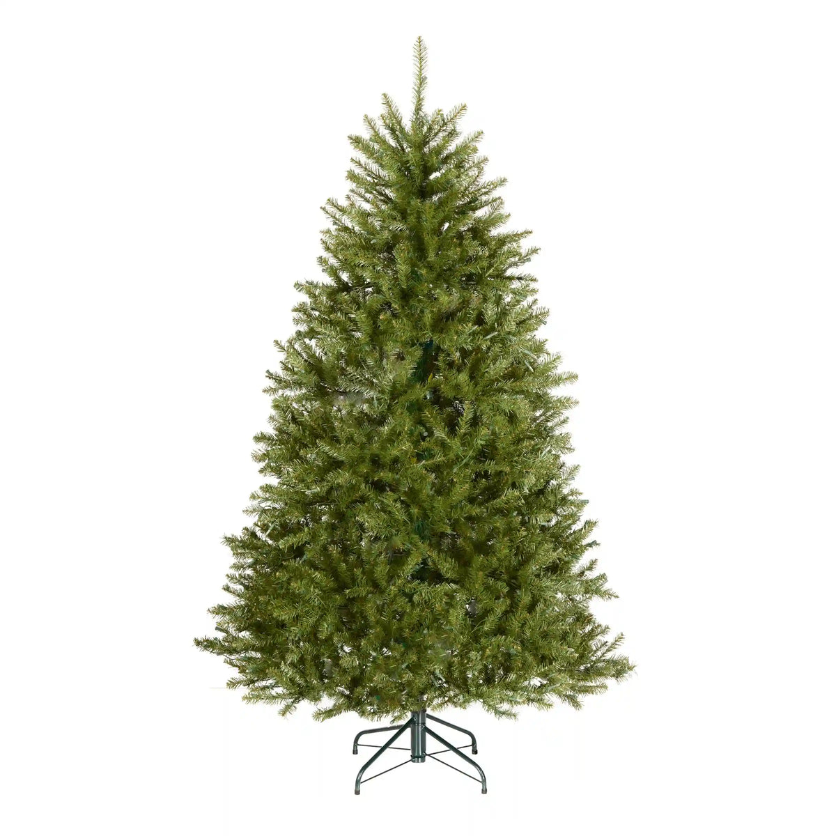 6 ft. Pre-Lit Dunhill Fir Hinged Tree with Clear Lights, Plug-In