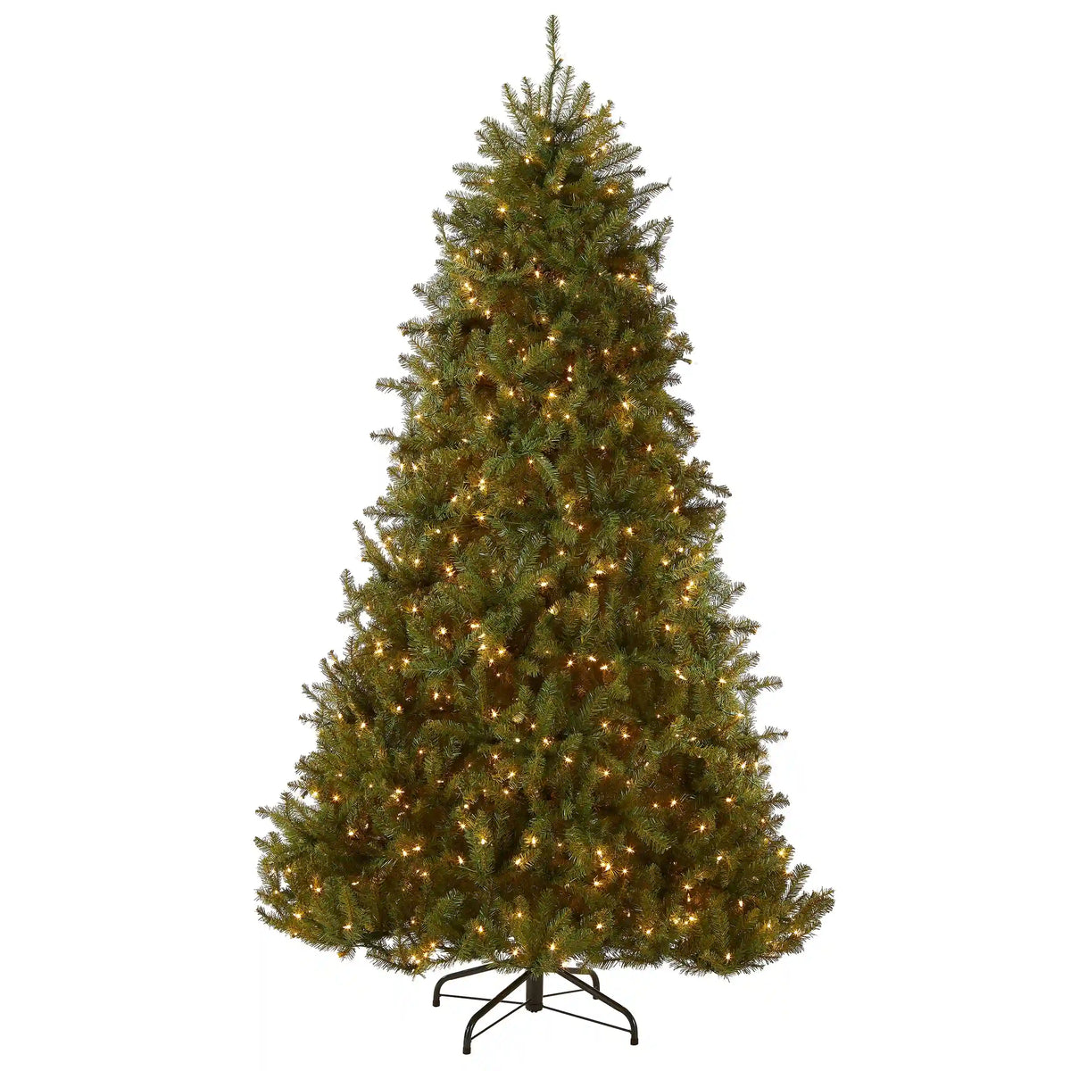 6.5 ft. Pre-Lit Dunhill Fir Tree with Warm White Lights, Plug-In