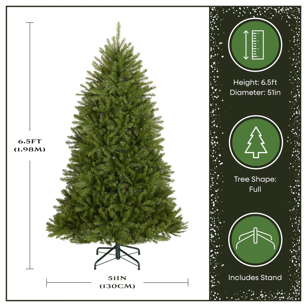 6.5 ft. Dunhill Fir Full Tree
