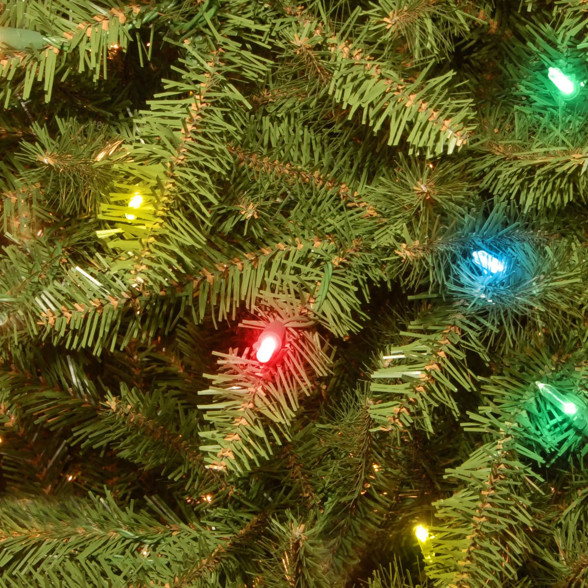 7.5 ft. Pre-Lit Dunhill Fir Tree with Multicolor Lights, Plug-In