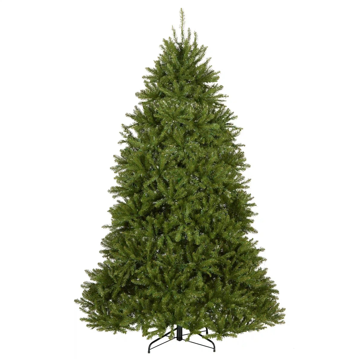 7.5 ft. Pre-Lit Dunhill Fir Hinged Tree with PowerConnect Clear Lights, Plug-In