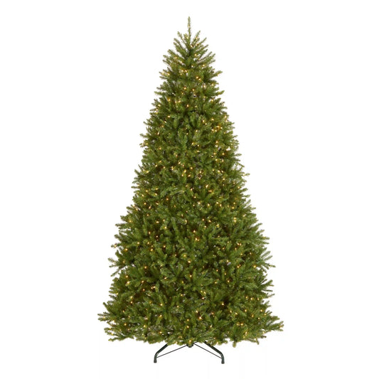 9 ft. Pre-Lit Dunhill Fir Hinged Tree with PowerConnect Clear Lights