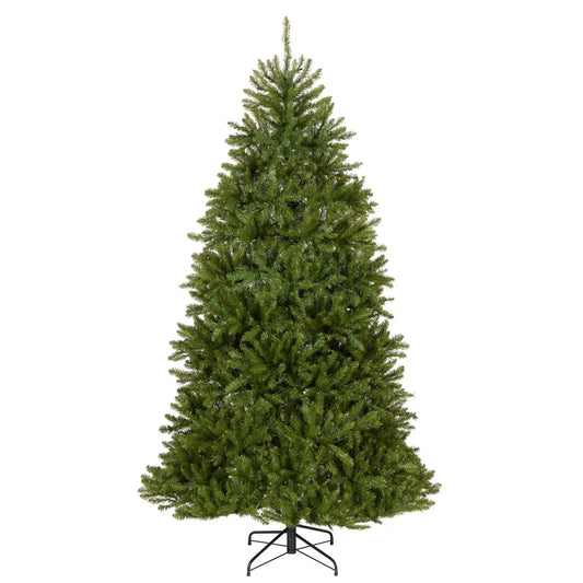 7.5 ft. Pre-Lit Dunhill Fir Hinged Tree with Clear Lights, Plug-In