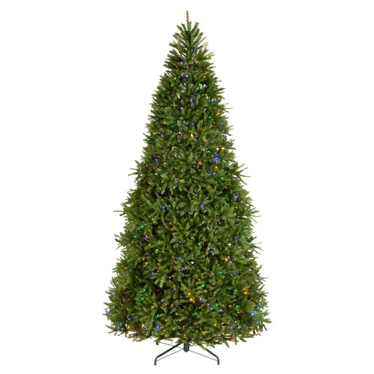 12 ft. Pre-Lit Dunhill Fir Tree with PowerConnect Dual Color LED Lights, Plug-In