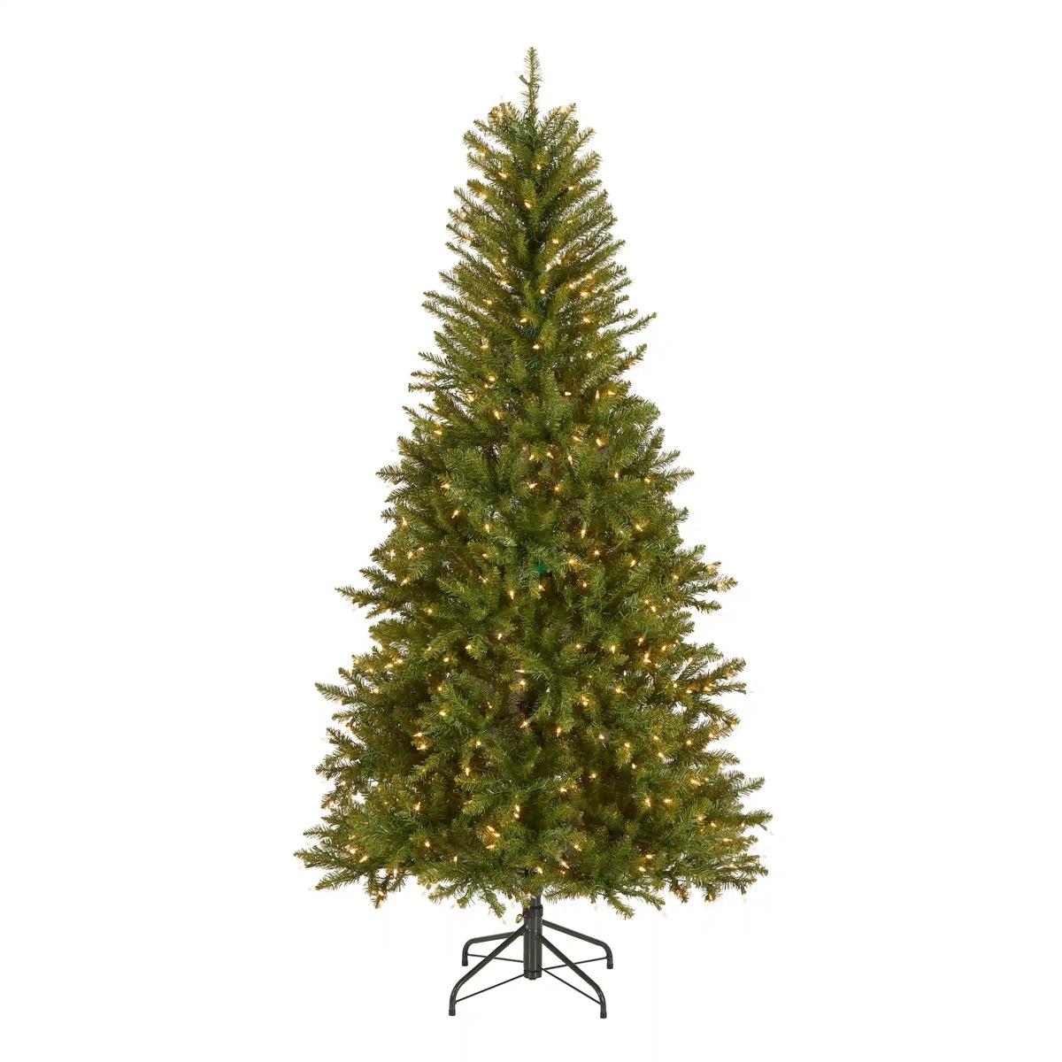 6.5 ft. Pre-Lit Dunhill Fir Slim Tree with Clear Lights