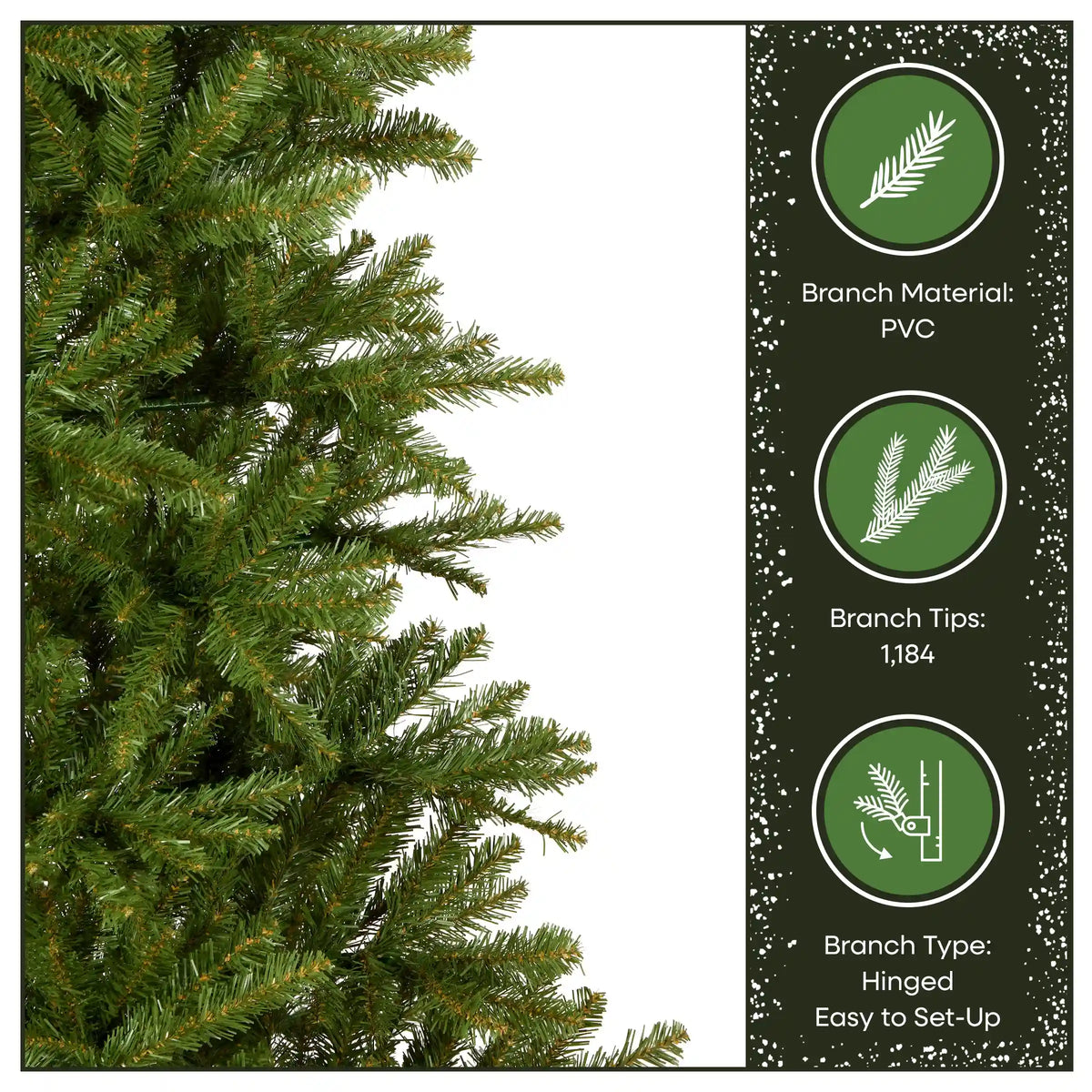 6.5 ft. Dunhill Fir Slim Hinged Tree