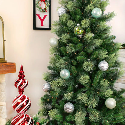 13 in. Mint Xmas Ball Decor Set