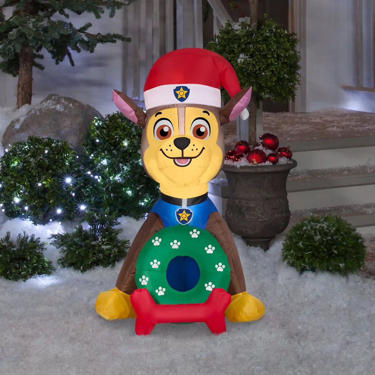 3 ft. Inflatable Chase from Paw Patrol with LED Lights, Plug-In