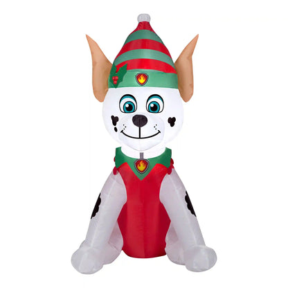 3.5 ft. Inflatable Elf Paw Patrol Marshall Dalmatian with LED Lights, Plug-In
