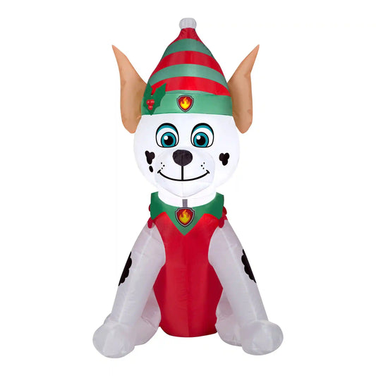 3.5 ft. Inflatable Elf Paw Patrol Marshall Dalmatian with LED Lights, Plug-In