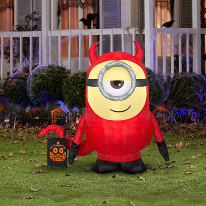 42 in. Halloween Minion Dave Inflatable Decoration, Plug-In