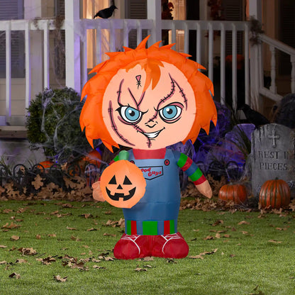 42 in. Halloween Chucky Inflatable Decoration