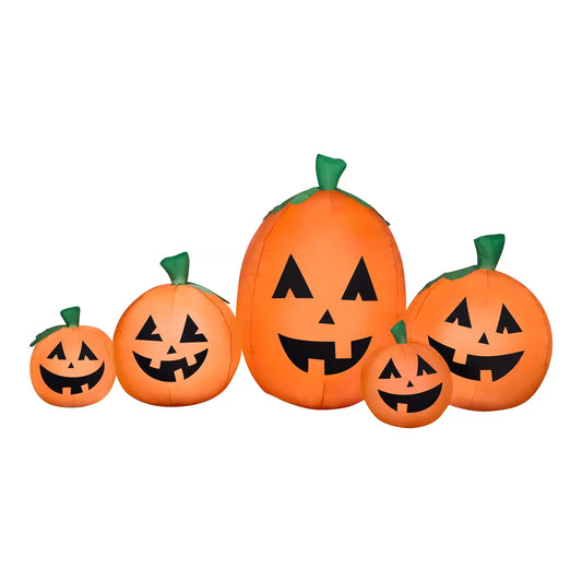7 ft. Halloween Pumpkin Patch Airblown Inflatable Decoration, Plug-In