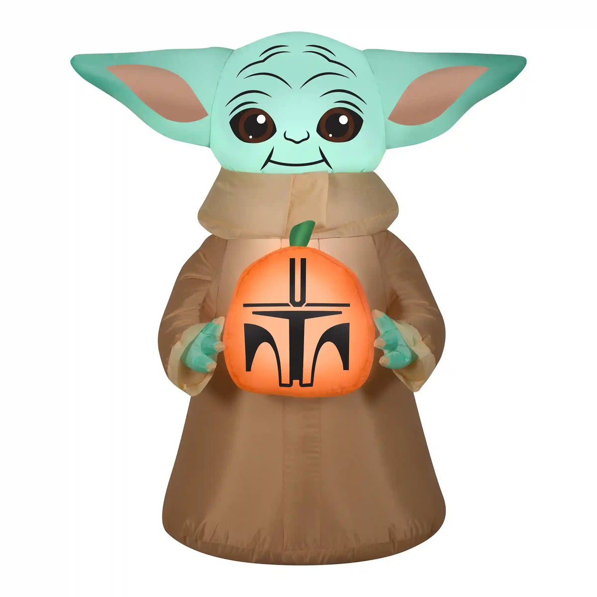 42 in. Halloween Baby Yoda Inflatable Decoration, Plug-In