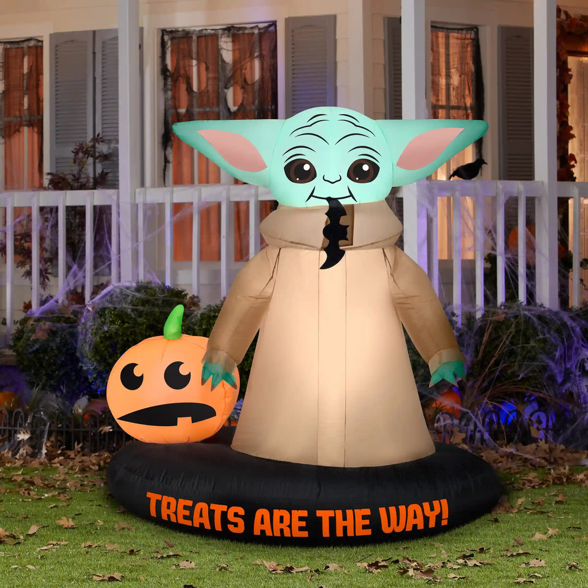78 in. Halloween Mandalorian Inflatable Decoration, Plug-In