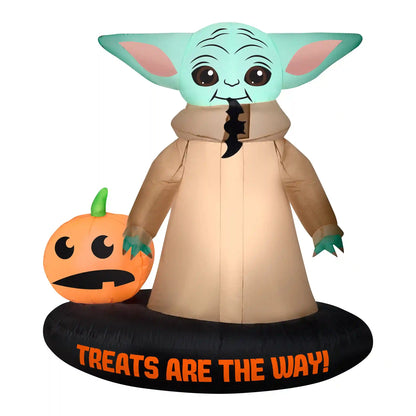 78 in. Halloween Mandalorian Inflatable Decoration, Plug-In
