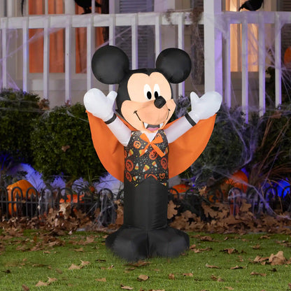 42 in. Halloween Vampire Mickey Mouse Inflatable Decoration, Plug-In