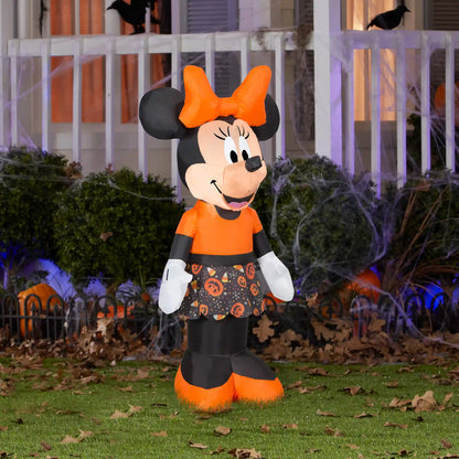 42 in. Halloween Minnie Mouse Inflatable Decoration, Plug-In