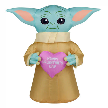 20 in. Valentine's Inflatable Baby Yoda