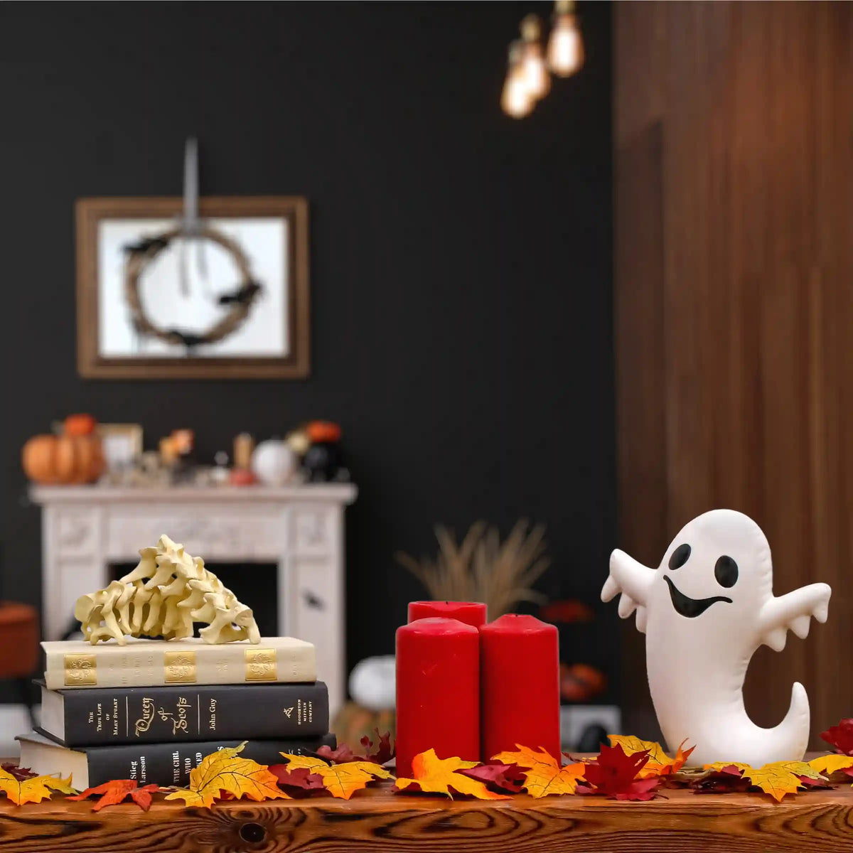 9 in. Halloween Happy Ghost Tabletop Decoration