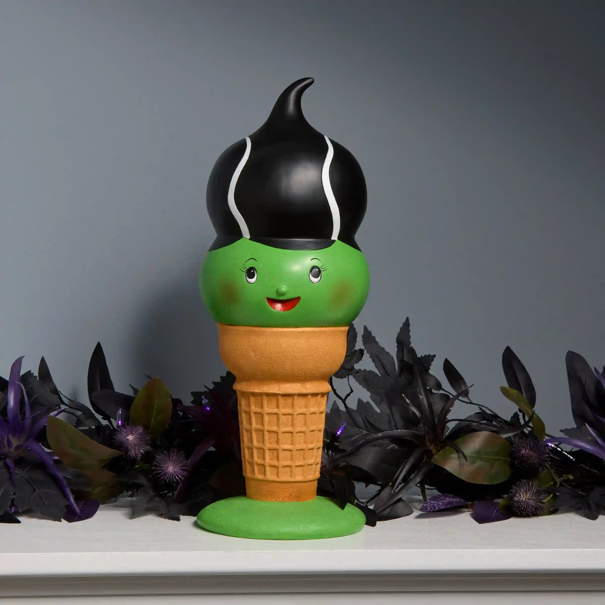 14 in. Halloween Frankenstein I-Scream Cone Tabletop Decoration